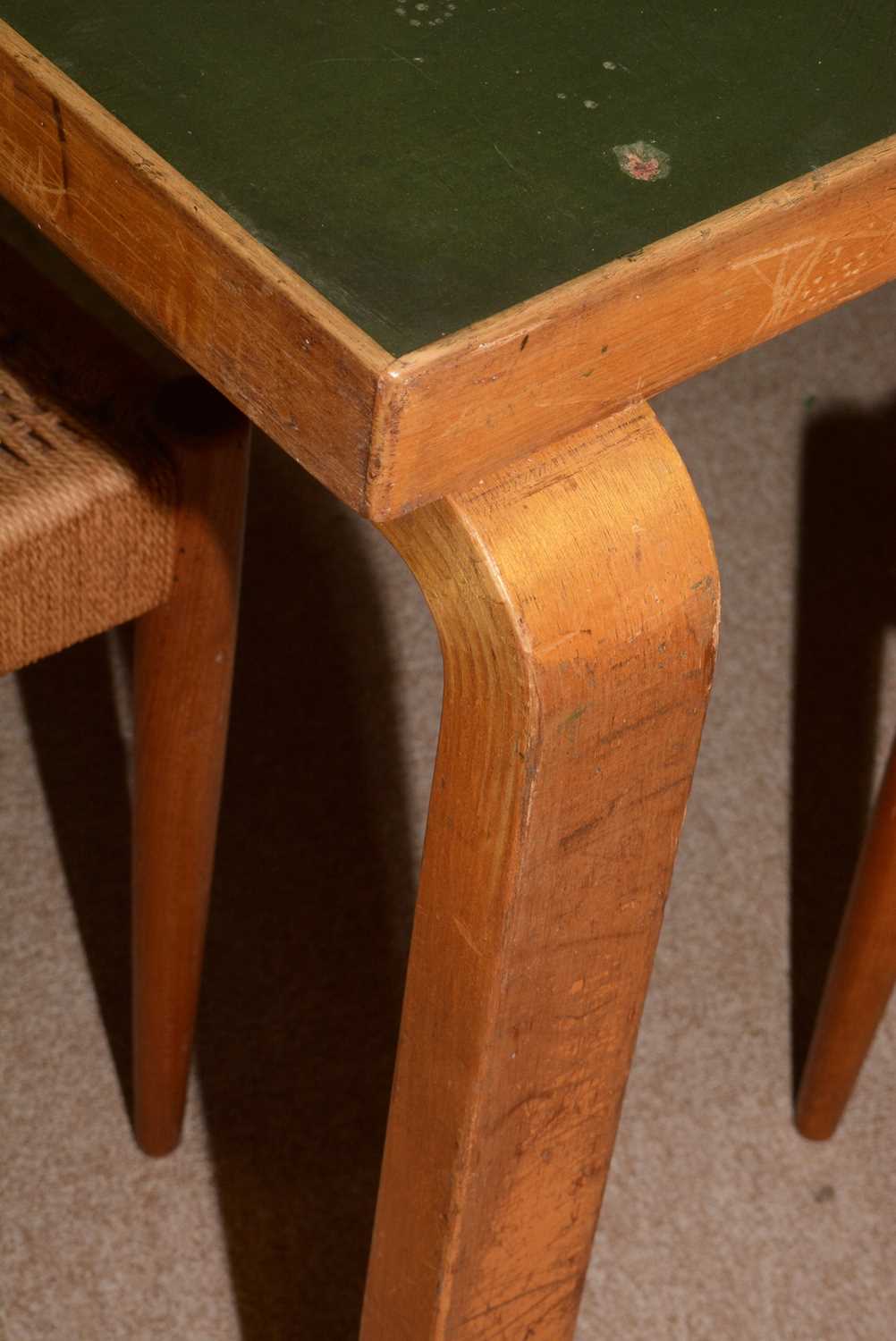 Alvar Aalto for Finmar Ltd, a birch and plywood dining table - Image 7 of 13