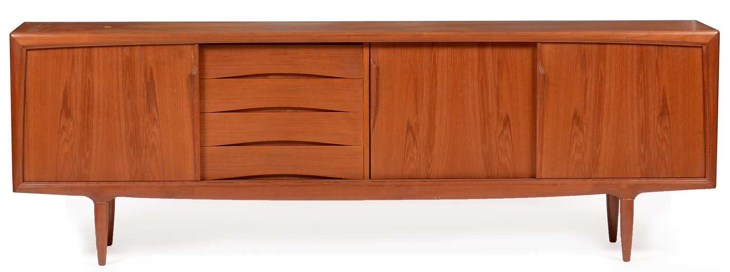 Gunni Omann for Axel Christensen Odder: a Danish teak long sideboard