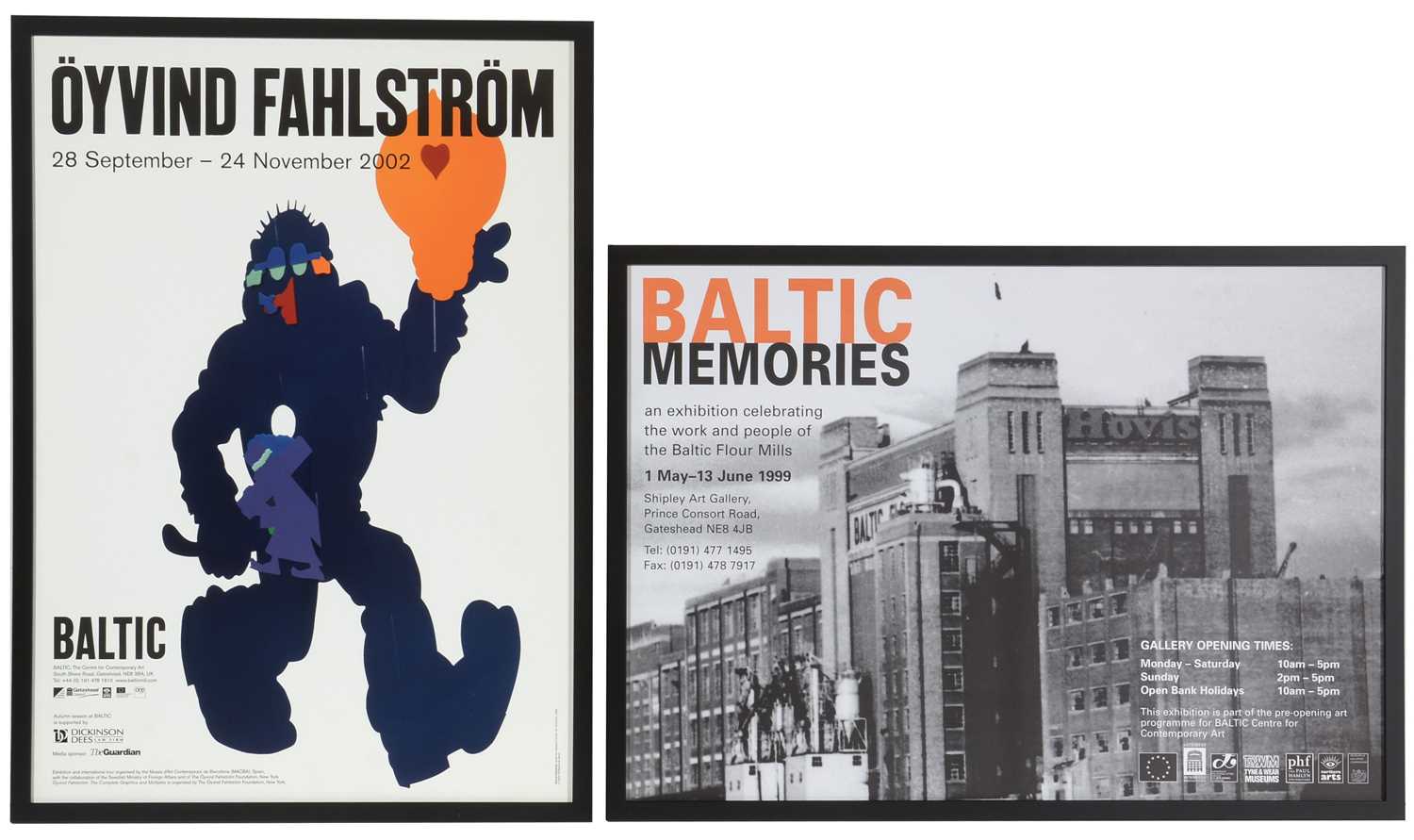 Two Baltic Gallery posters