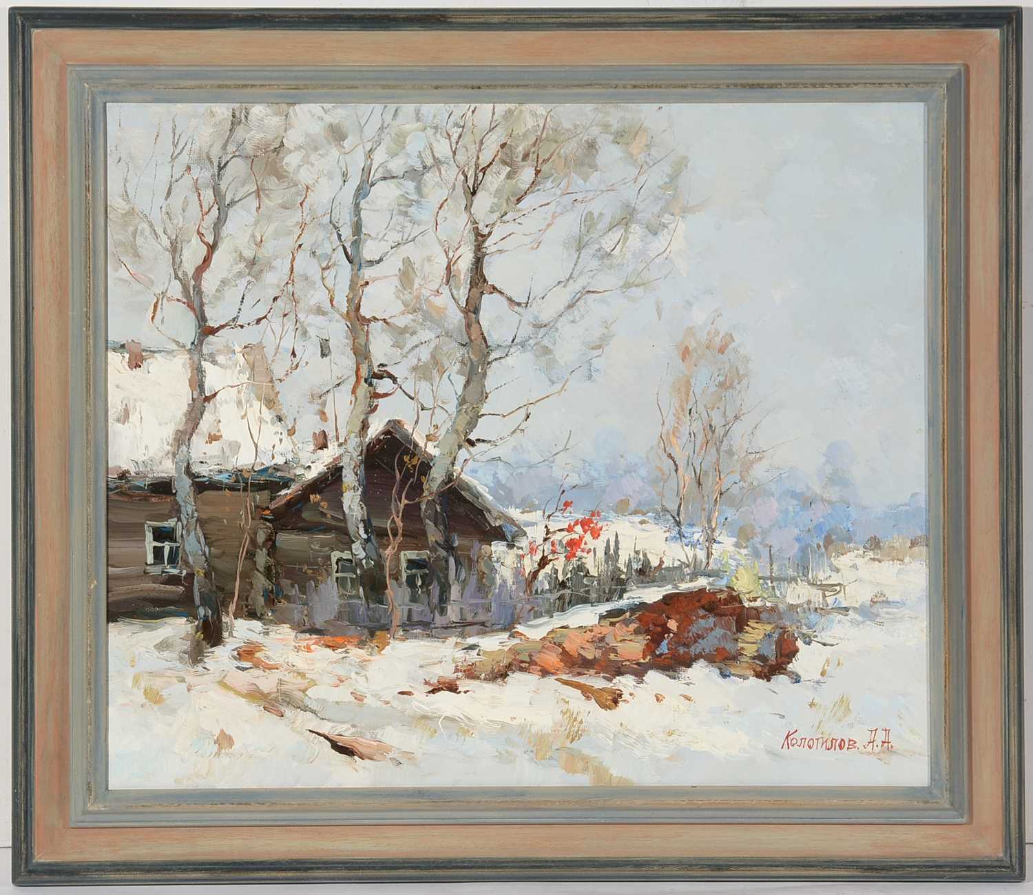 Alexander Afanasievic Kolotilov - oil