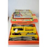 Hornby train tank goods set, No. 45; and a selection of board games