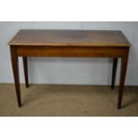 19th C mahogany side table.