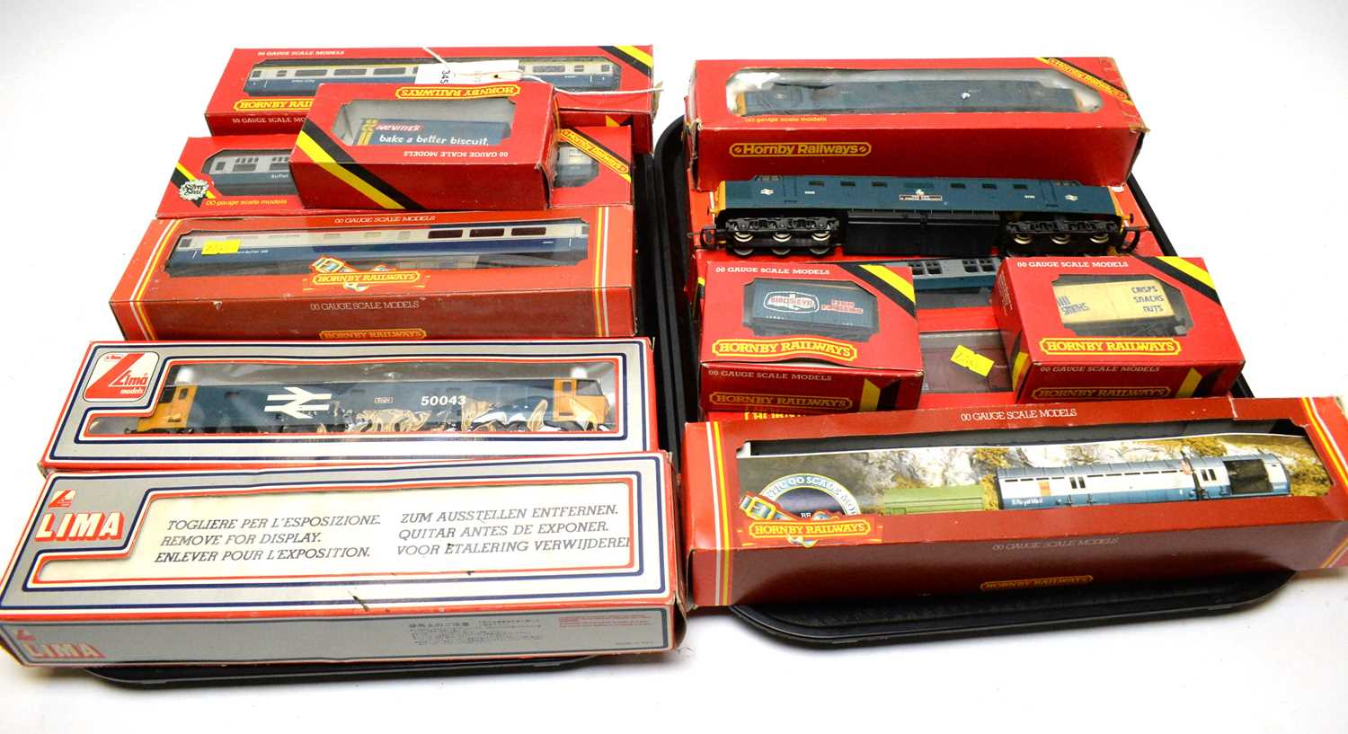 Selection of Hornby 00-gauge scale models; and three LIMA scale models.