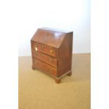 George III oak bureau.