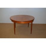 G-Plan mid Century circular extending dining table.