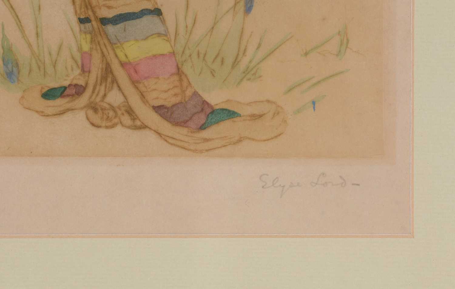 Elyse Ashe Lord - etching - Image 2 of 3