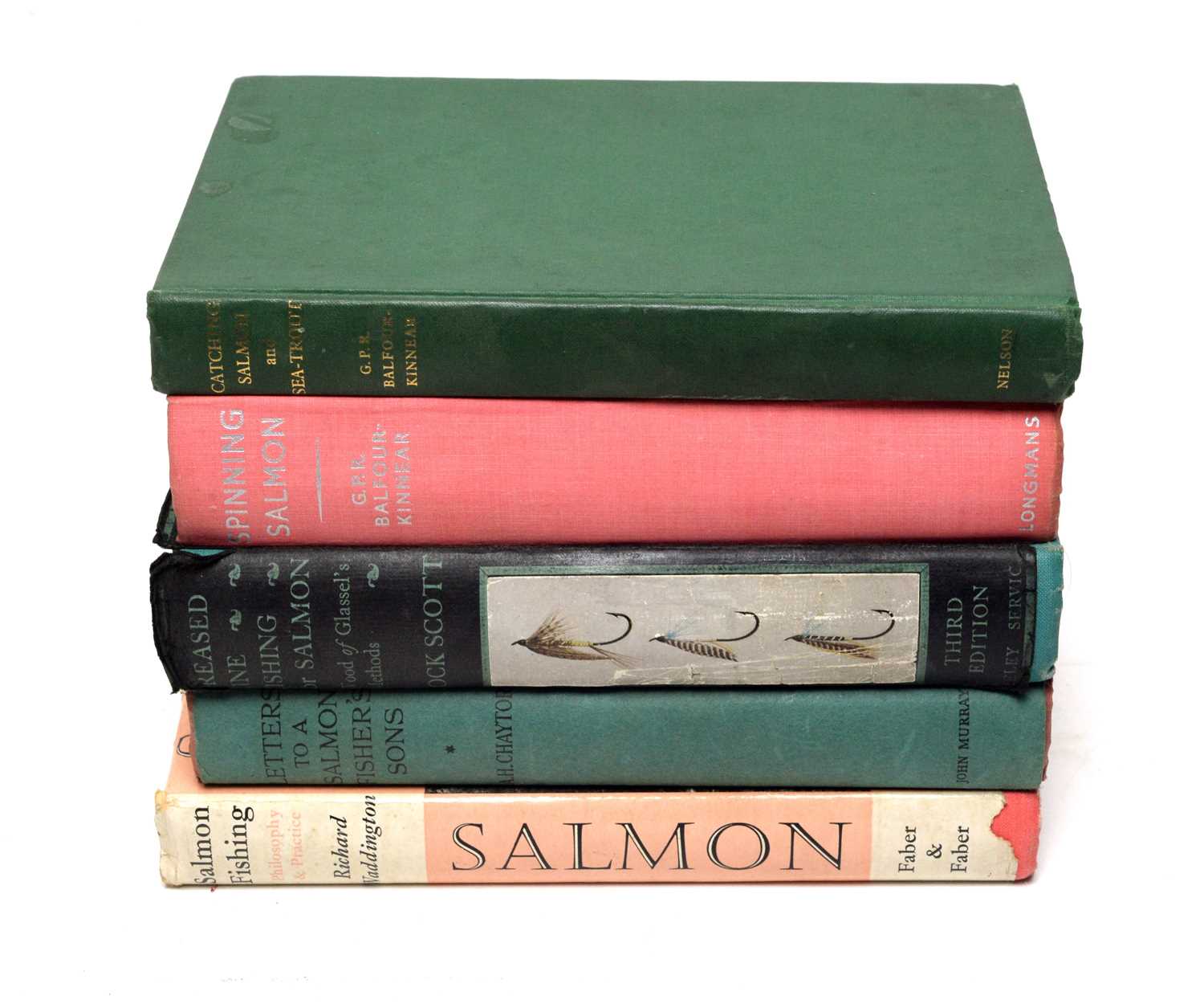 Balfour-Kinnear (G.P.R.) Catching Salmon and Sea-trout, and books on angling