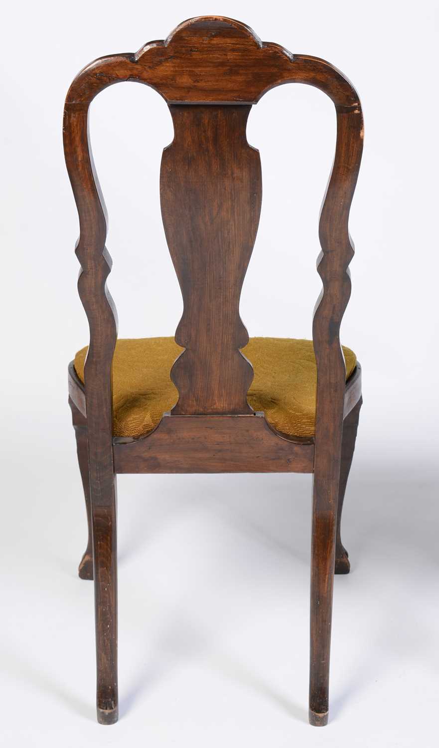 A pair of 18th Century Dutch marquetry dining chairs - Image 11 of 16