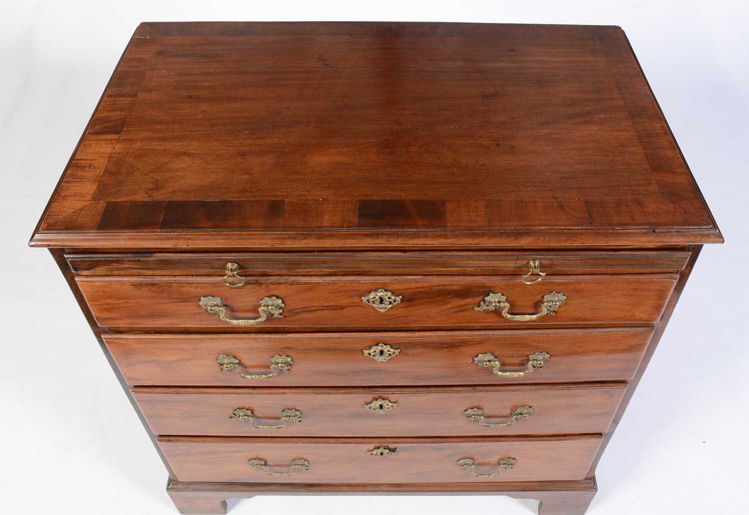 George III mahogany bachelors chest - Image 2 of 5