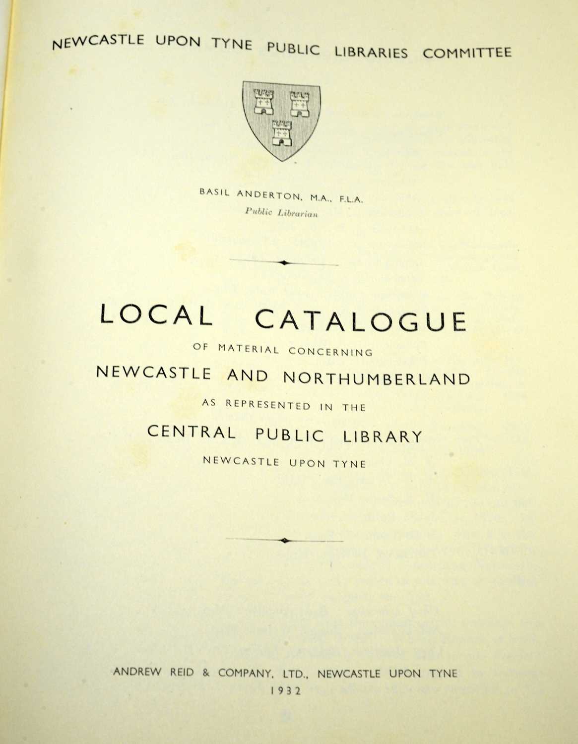 Newcastle upon Tyne Public Libraries Committee. - Image 2 of 3