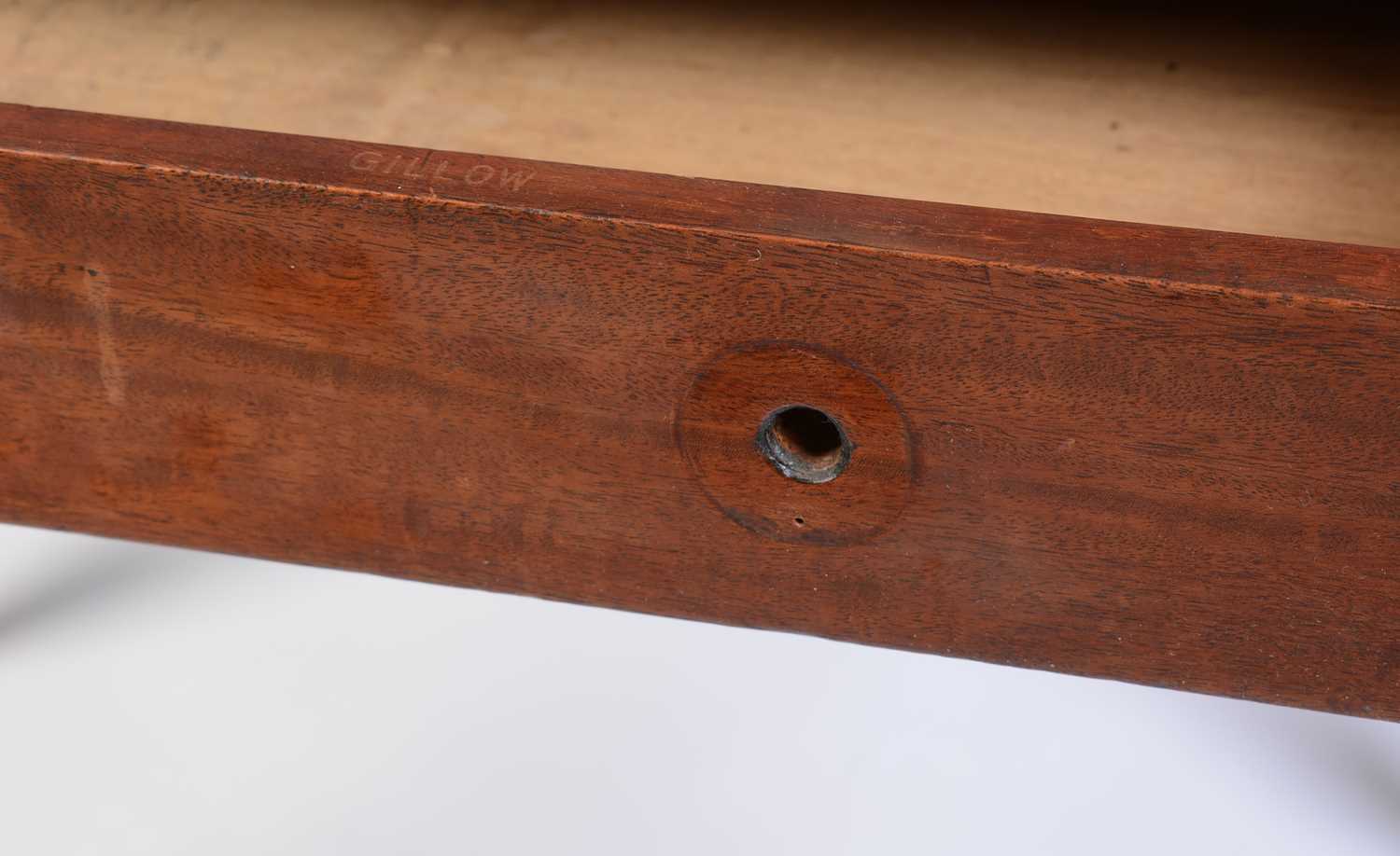 William IV mahogany writing desk stamped Gillow - Image 8 of 11