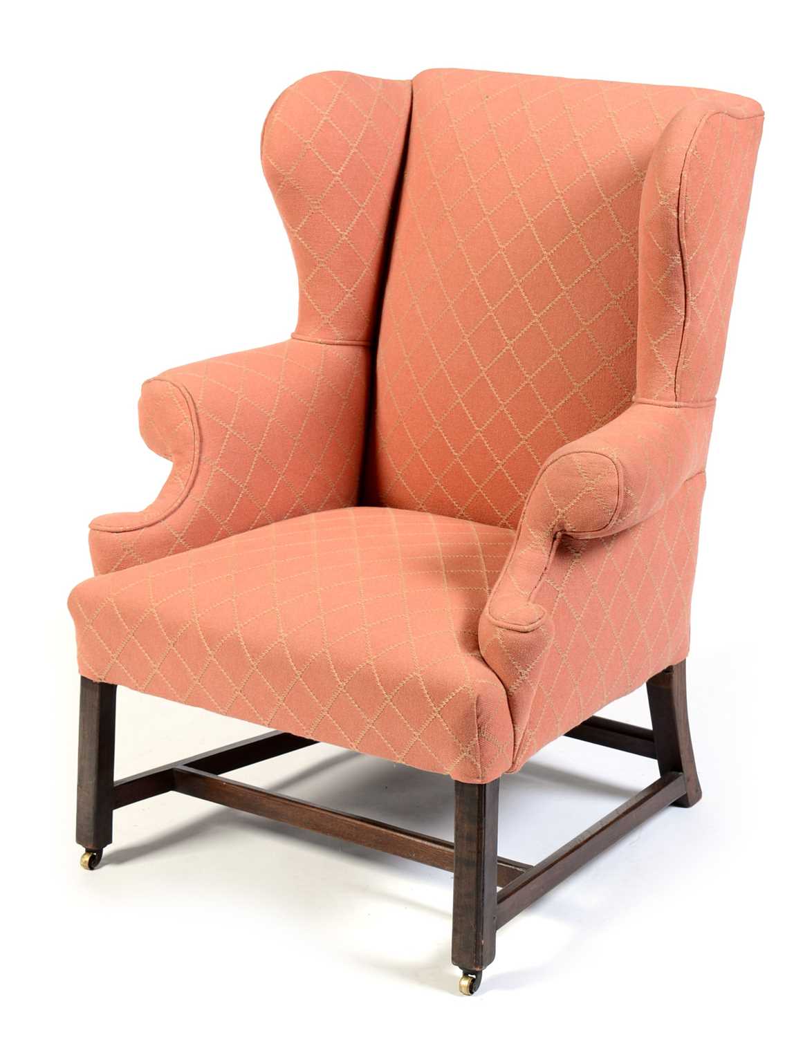 Early 20th Century wing back armchair, in the Georgian style