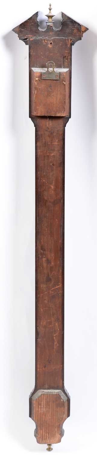 19th Century mahogany stick barometer - Image 4 of 6