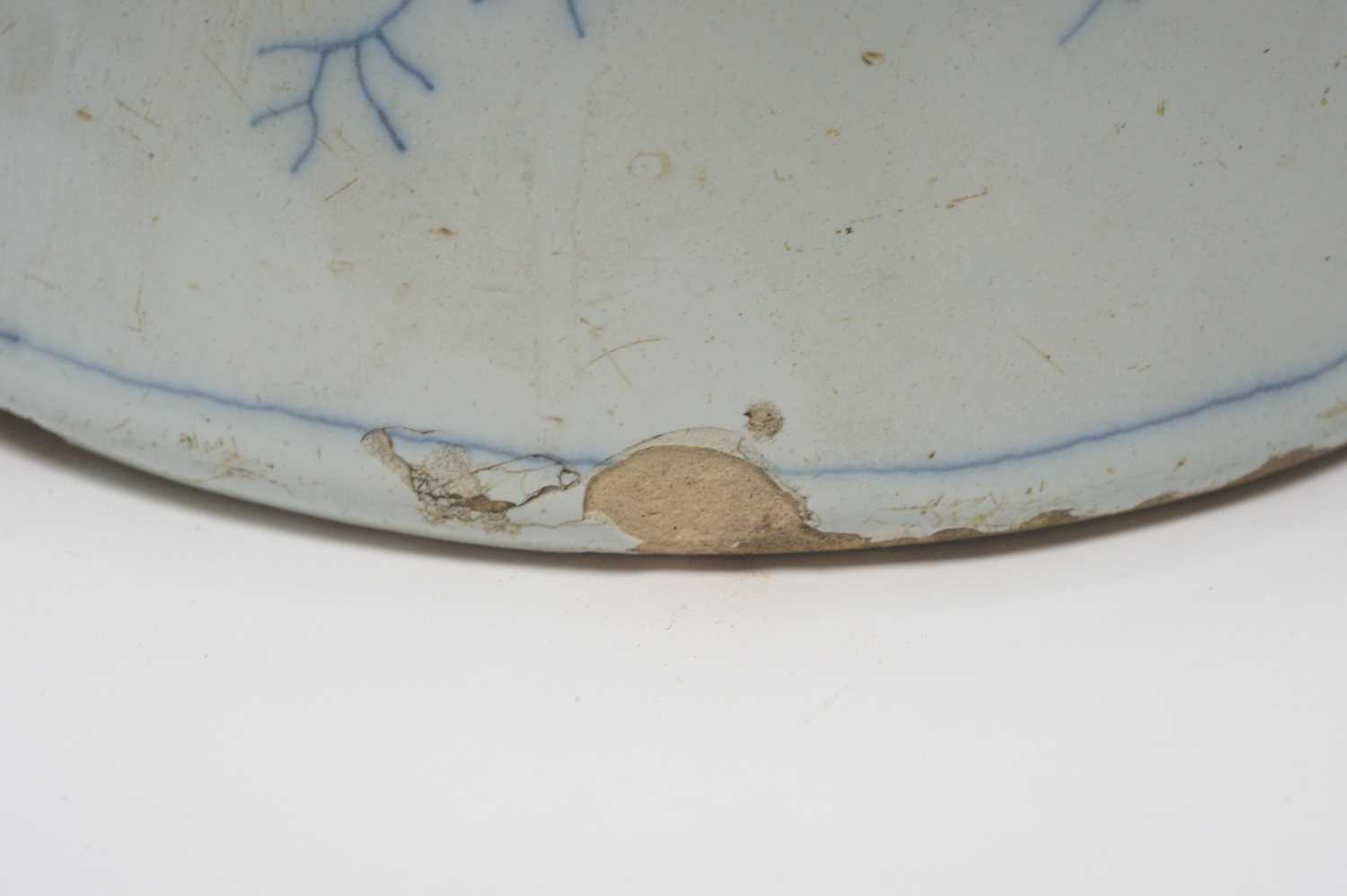 18th Century Delftware vase - Image 3 of 4