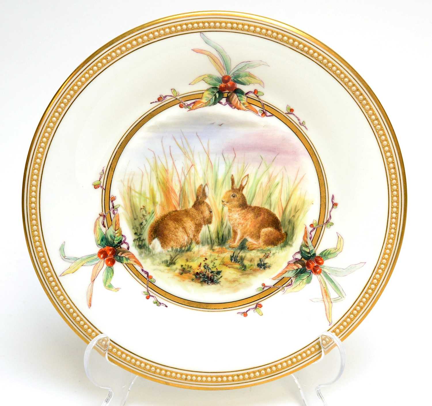 Two Royal Worcester dessert plates - Image 3 of 16