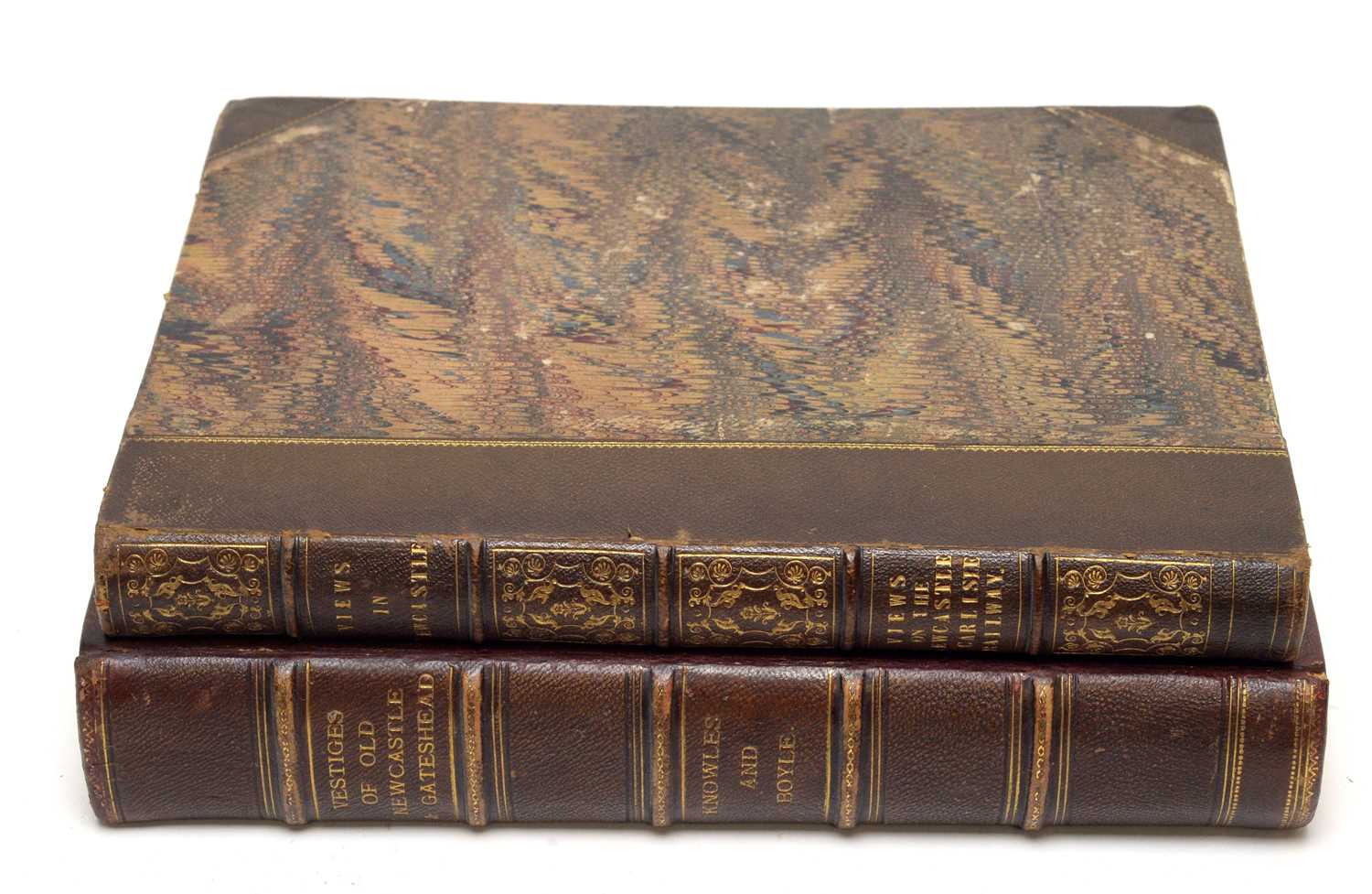 Two volumes of views of Newcastle upon Tyne