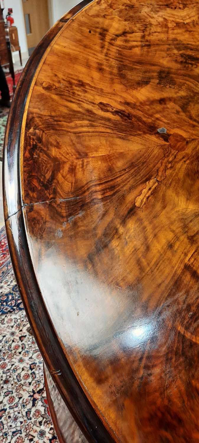 Kaim & Sohn of Stuttgart - A burr walnut baby grand piano - Image 9 of 10