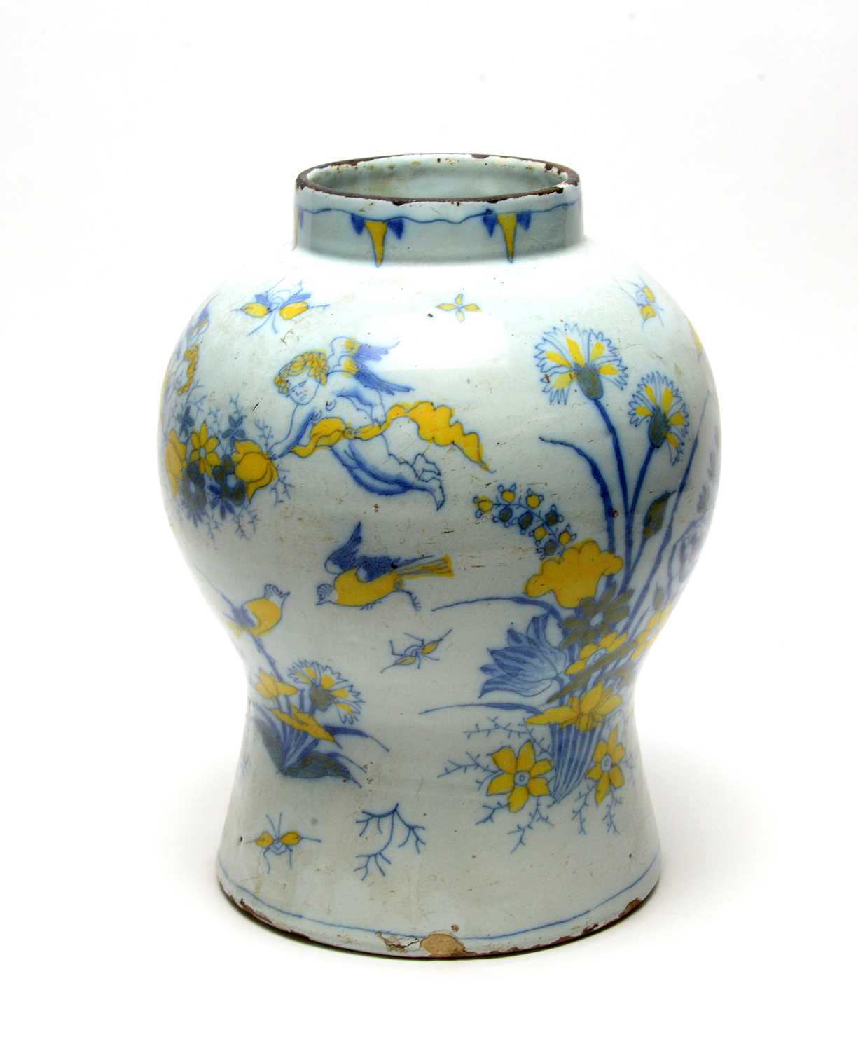 18th Century Delftware vase