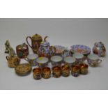 Japanese tea and coffee ware along with other Asian items