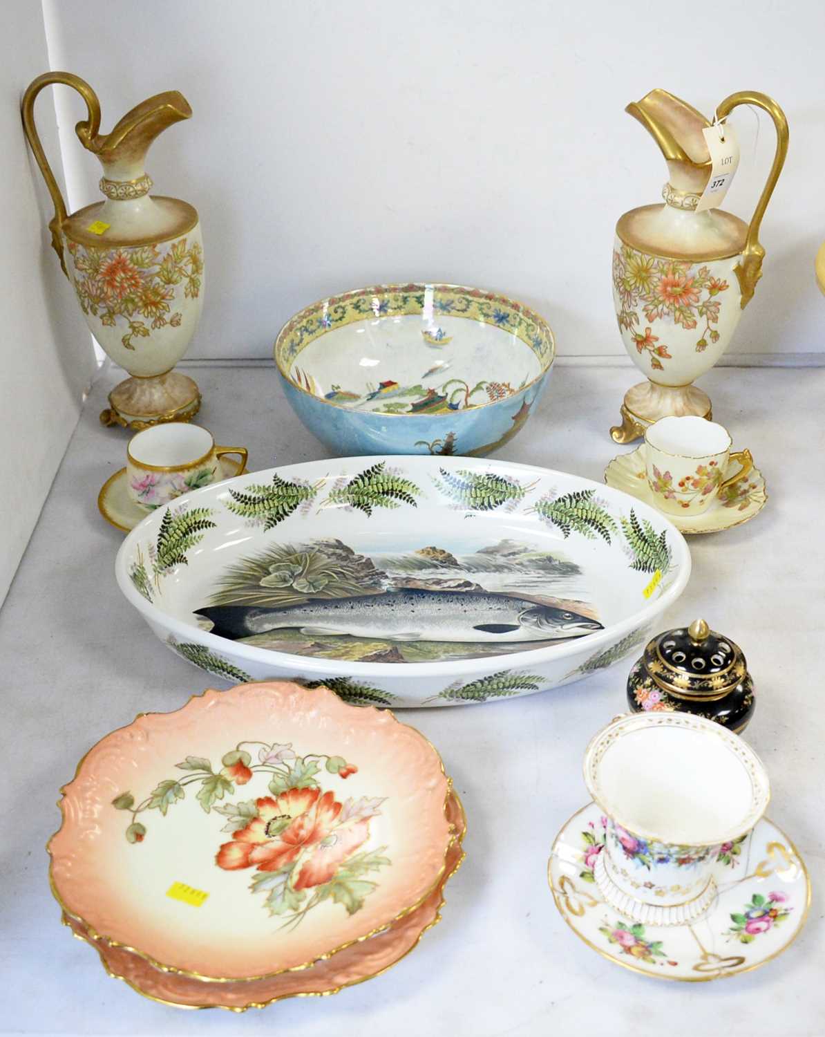 Selection of Carlton ware, Limoges and other ceramics