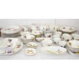 Royal Worcester 'Evesham' pattern part tea and dinner service