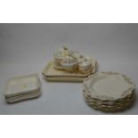 Royal Creamware part dinner/dessert service