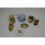 A selection of ceramics including Royal Doulton, Royal Worcester and others