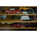 Selection of loose die-cast model vehicles and other items