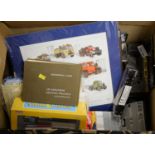 Selection of model vehicles, books and other items