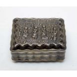 A 19th Century Dutch silver snuff box.