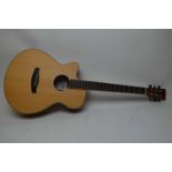 A 'Discovery' by Tanglewood left handed guitar