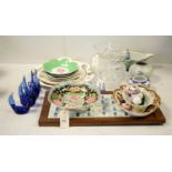 Selection of ceramics and glass ware