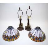 Pair of Tiffany style table lamps