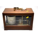 An early 20th century mahogany cased barograph, by Short & Mason