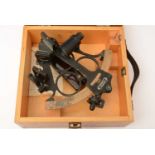 A 20th Century Hezzanist sextant by Heath Navigational Ltd