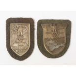 WWII Cholm Arm Shield and Crimea Arm Shield