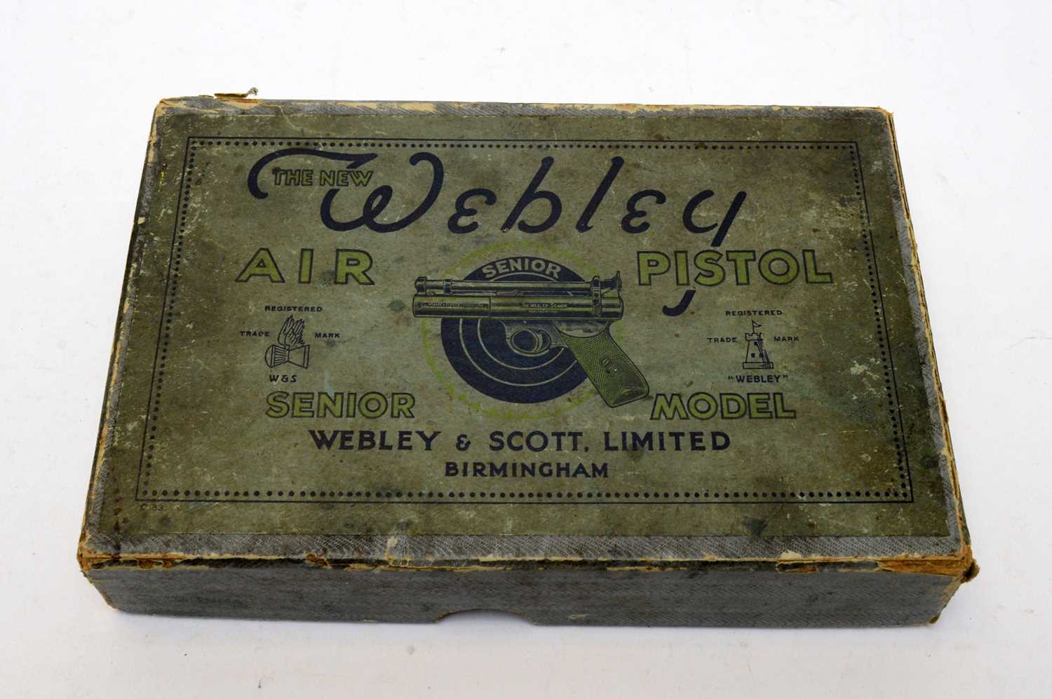 Webley Senior air pistol in original box - Bild 3 aus 3