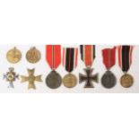 Group of WWII German medals