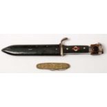 Reproduction Hitler Youth knife and pocket knife