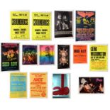 A selection of music hall posters