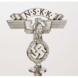 WWII German N.S.K.K car mascot