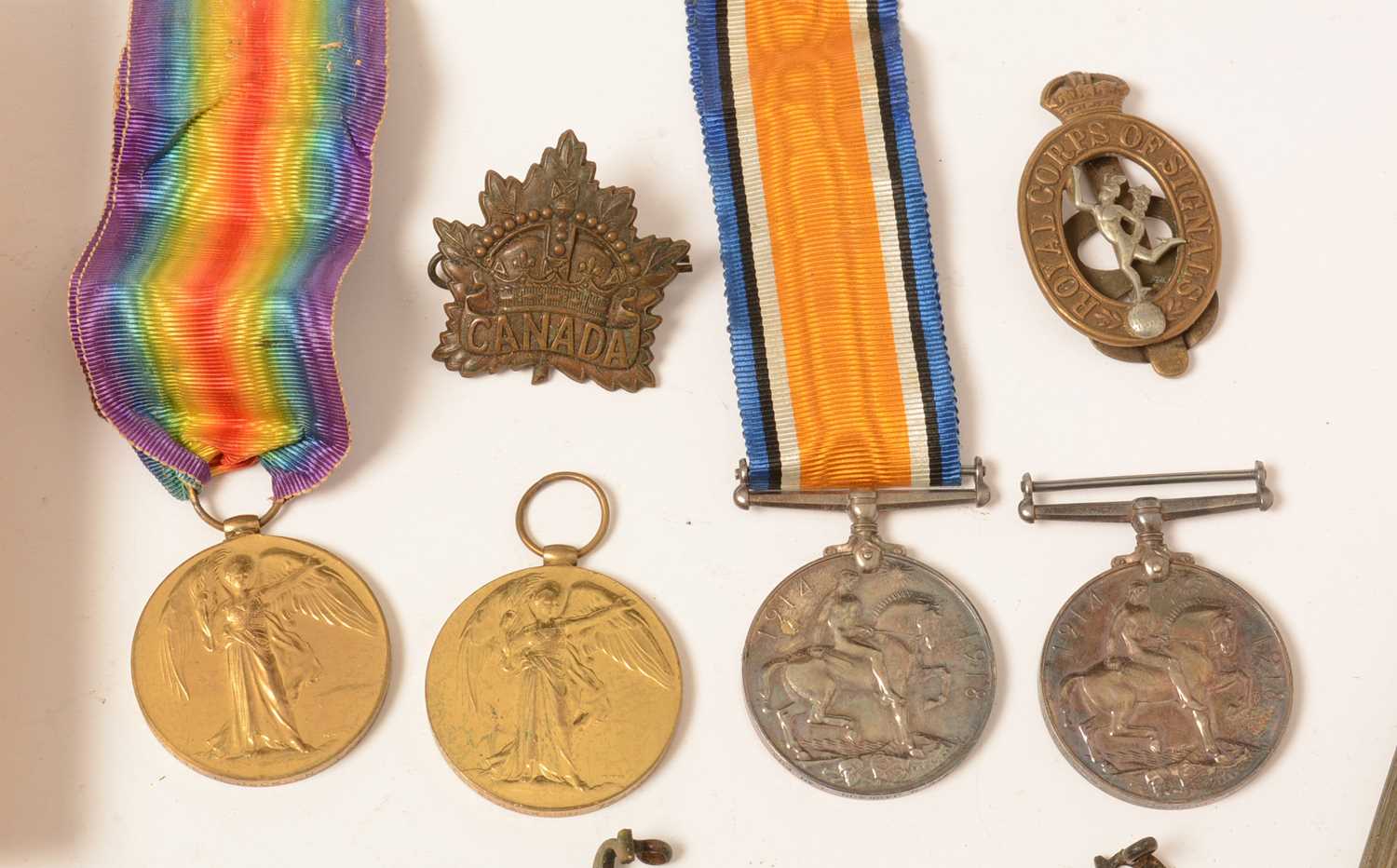 Collection of WWI and WWII war medals - Bild 4 aus 5