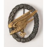 WWII Luftwaffe Paratrooper Qualification badge