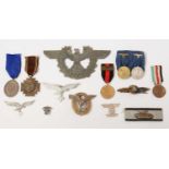 Collection of WWII German, medals, badges and awards