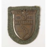 WW2 Army and Waffen SS Kuban Arm shield