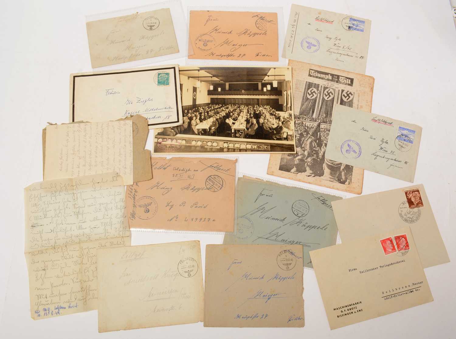 Collection of WWII German letters