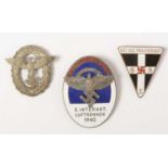 Group of four WWII German badges