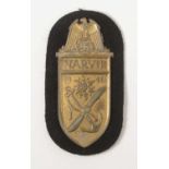 WWII Kriegsmarine Narvik arm shield