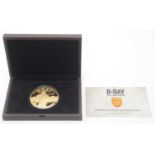 A D-Day 70th Anniversary gold 5oz coin,