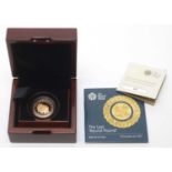 The Last 'Round Pound', issued by The Royal Mint in 2016 as a £1 22ct gold proof coin